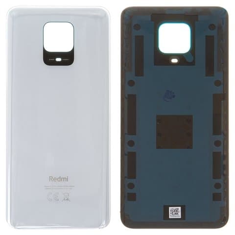 Задня кришка Xiaomi Redmi Note 9S, Redmi Note 9 Pro, Redmi Note 9 Pro Max, M2003J6A1G, M2003J6B2G, біла, Glacier White, Original (PRC) | корпус, задняя панель аккумулятора, АКБ, батареи