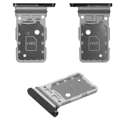 Тримач (лоток) SIM-карты Samsung SM-G991 Galaxy S21 5G, сірий, Original (PRC) | держатель СИМ-карты