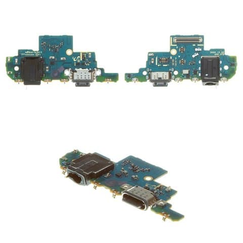 Плата зарядки Samsung SM-A525 Galaxy A52, шлейф коннектора зарядки, коннектора наушников, с микрофоном, Original (PRC)