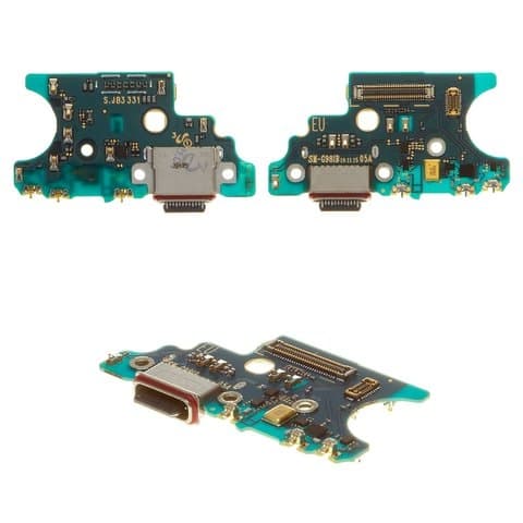Плата зарядки Samsung SM-G980 Galaxy S20, SM-G981 Galaxy S20 5G, шлейф коннектора зарядки, с микрофоном, High Copy, EU