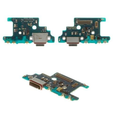 Плата зарядки Samsung SM-G985 Galaxy S20 Plus, шлейф коннектора зарядки, с микрофоном, High Copy