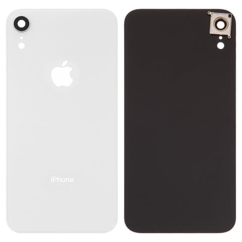 Задня кришка Apple iPhone XR, біла, із склом камери, Original (PRC) | корпус, крышка аккумулятора, АКБ, батареи