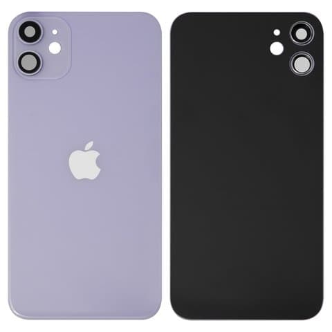 Задня кришка Apple iPhone 11, фіолетова, із склом камери, Original (PRC) | корпус, крышка аккумулятора, АКБ, батареи