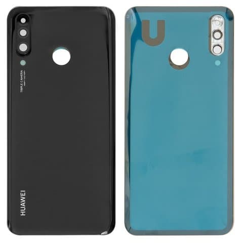 Задня кришка Huawei P30 Lite, Nova 4e, чорна, із склом камери, Original (PRC) | корпус, задняя панель аккумулятора, АКБ, батареи
