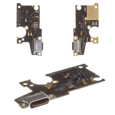 Плата зарядки Xiaomi Mi Mix 3, M1810E5A, шлейф шлейф коннектора зарядки, High Copy