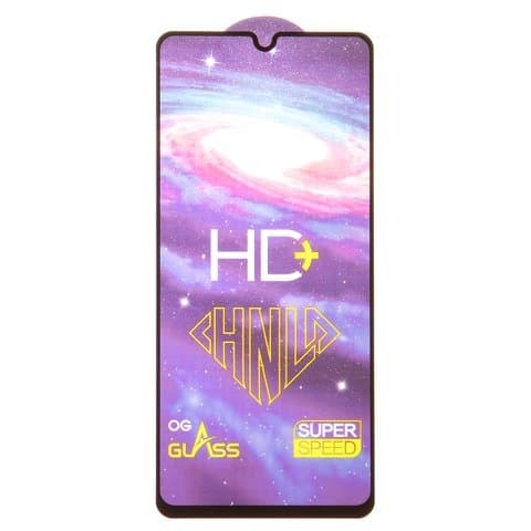 Захисне скло Samsung SM-A325 Galaxy A32, 0.33 мм, сумісне з чохлом, чорне, iNobi, Full Glue, клей на усій поверхні, Pro-Flexi HD+ | Закаленное защитное стекло