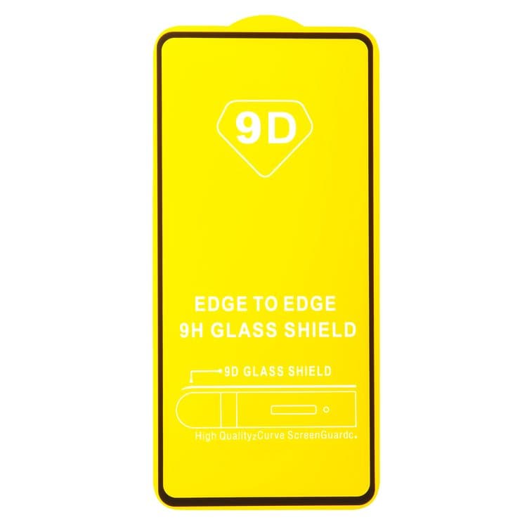 Захисне скло Samsung SM-N770 Galaxy Note 10 Lite, сумісне з чохлом, чорне, iNobi, Full Glue, клей на усій поверхні, сумісне з чохлом | Закаленное защитное стекло