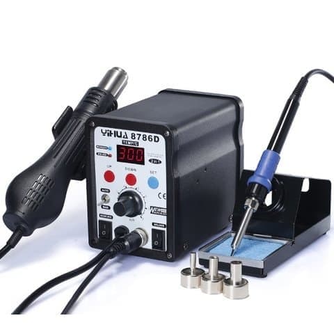 Термовоздушная паяльная станция YIHUA 8786D | гарантия 6 мес.