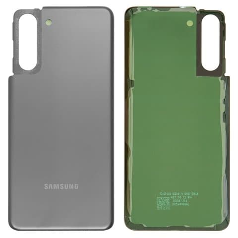 Задня кришка Samsung SM-G991 Galaxy S21 5G, сіра, Phantom Gray, Original (PRC) | корпус, задняя панель аккумулятора, АКБ, батареи