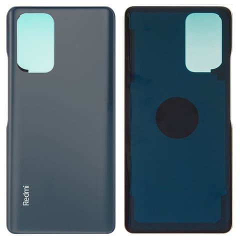 Задня кришка Xiaomi Redmi Note 10 Pro, M2101K6G, M2101K6R, Redmi Note 10 Pro Max, M2101K6I, чорна, сіра, Shadow Black, Onyx Gray, Original (PRC) | корпус, задняя панель аккумулятора, АКБ, батареи