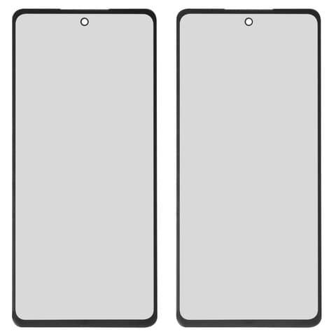 Стекло дисплея Samsung SM-A525 Galaxy A52, SM-A526 Galaxy A52 5G, черное, с OCA-пленкой | стекло тачскрина