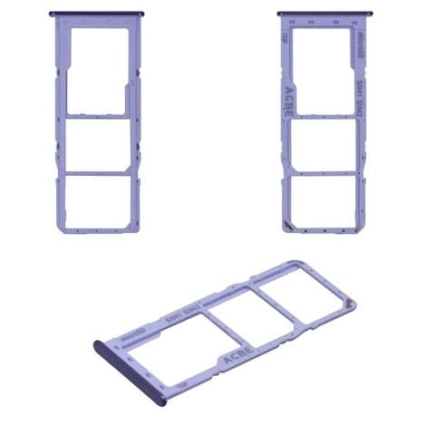 Тримач (лоток) SIM-карты Samsung SM-A325 Galaxy A32, фиолетовый, Awesome Light Violet, Original (PRC) | держатель СИМ-карты