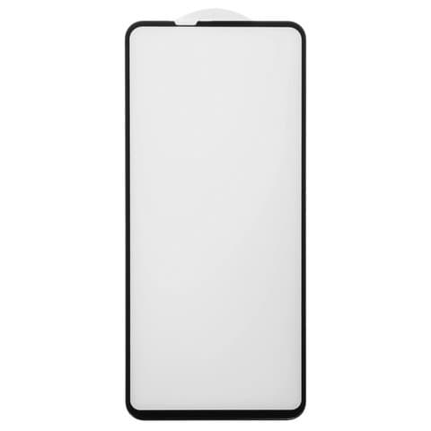 Захисне скло Samsung SM-A217 Galaxy A21s, чорне, 5D, iNobi, Full Glue, клей на усій поверхні, сумісне з чохлом | Закаленное защитное стекло