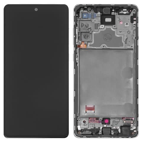 Дисплей Samsung SM-A725 Galaxy A72, SM-A726 Galaxy A72 5G, білий, Awesome White | з тачскріном | в передній панелі | Original (PRC) | дисплейный модуль, экран