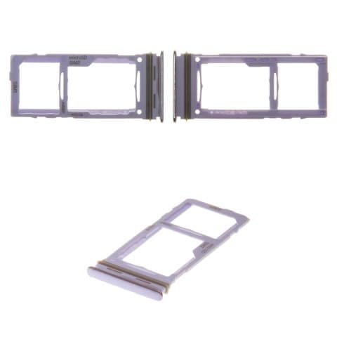 Тримач (лоток) SIM-карты Samsung SM-A525 Galaxy A52, SM-A526 Galaxy A52 5G, SM-A725 Galaxy A72, SM-A726 Galaxy A72 5G, фиолетовый, Original (PRC) | держатель СИМ-карты