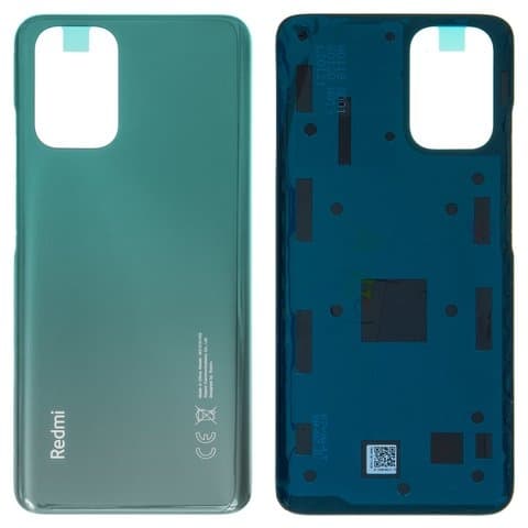 Задня кришка Xiaomi Redmi Note 10, M2101K7AI, зелена, Aqua Green, Lake Green, Original (PRC) | корпус, задняя панель аккумулятора, АКБ, батареи