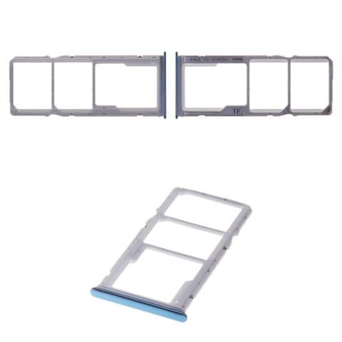 Тримач (лоток) SIM-карты Xiaomi Redmi Note 10 Pro, M2101K6G, M2101K6R, голубой, Glacier Blue, Original (PRC) | держатель СИМ-карты