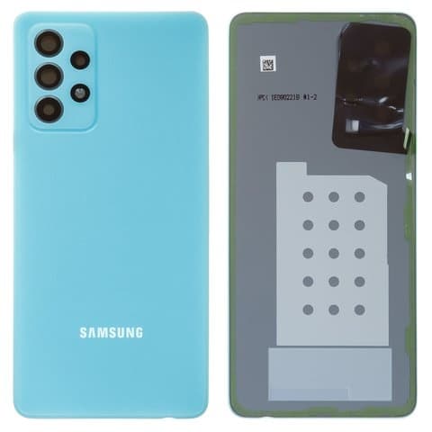 Задня кришка Samsung SM-A525 Galaxy A52, синя, блакитна, Awesome Blue, Original (PRC) | корпус, задняя панель аккумулятора, АКБ, батареи