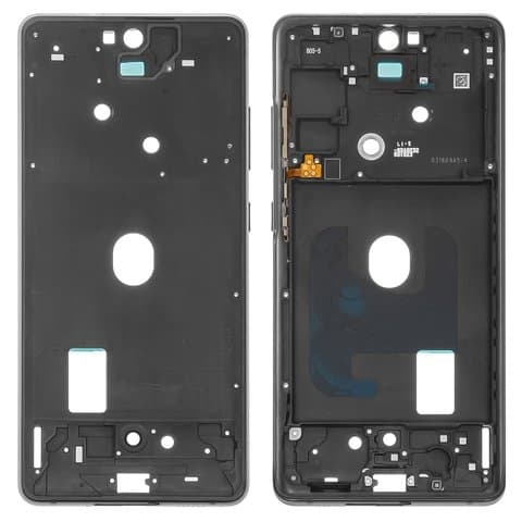 Рамка (основа) крепления дисплея Samsung SM-G780 Galaxy S20 FE, синяя, Cloud Navy, Original (PRC)