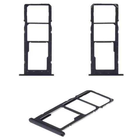 Тримач (лоток) SIM-карты Samsung SM-A025 Galaxy A02s, синій, Original (PRC) | держатель СИМ-карты