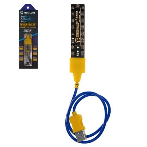 Кабели для запуска батареи Mechanic AD17, Android, 17 in 1