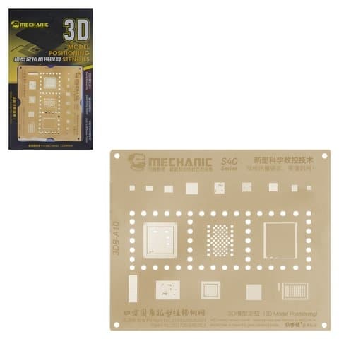 3D BGA-трафарет Mechanic S40-A10 для Apple iPhone 7, iPhone 7 Plus