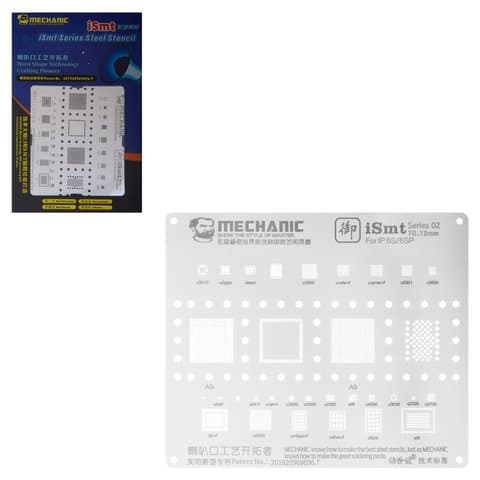 BGA-трафарет Mechanic iSmt Series 02 для Apple iPhone 6S, iPhone 6S Plus