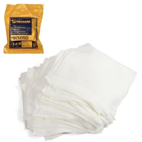 Салфетка из микрофибры Mechanic HK5090, устранения пыли и отпечатков, 100 шт., 100*100 мм