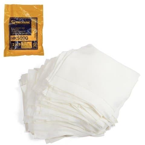 Салфетка из микрофибры Mechanic HK5090, устранения пыли и отпечатков, 50 шт, 100*100 мм