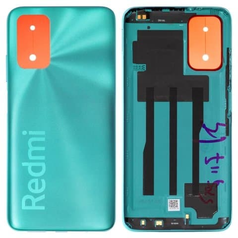 Задня кришка Xiaomi Redmi 9T, J19S, M2010J19SG, M2010J19SY, зелена, Ocean Green, Original (PRC) | корпус, задняя панель аккумулятора, АКБ, батареи