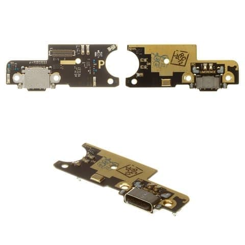 Плата зарядки Xiaomi Pocophone F1, M1805E10A, шлейф коннектора зарядки, коннектора наушников, с микрофоном, Original (PRC)