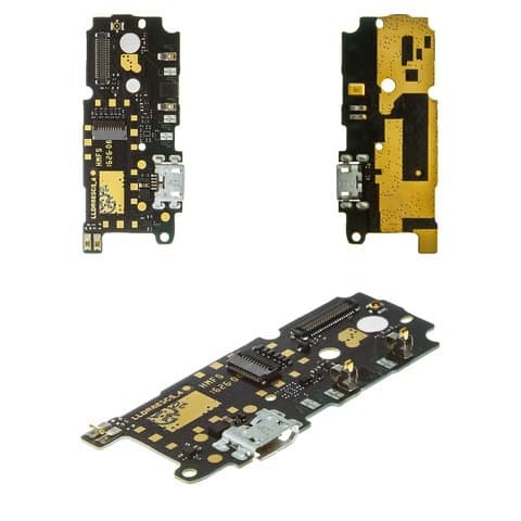 Плата зарядки Xiaomi Redmi Note 4, шлейф коннектора зарядки, с микрофоном, Original (PRC)