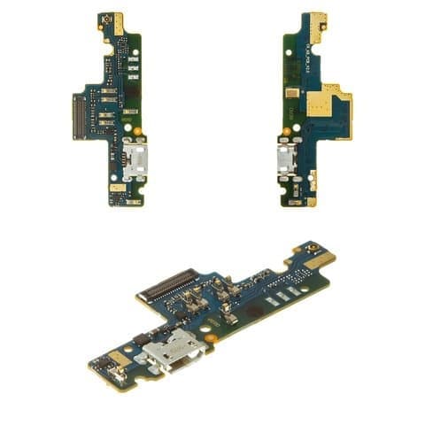 Плата зарядки Xiaomi Redmi Note 4X, шлейф коннектора зарядки, широкий коннектор, телефонов с 64 ГБ памяти, Original (PRC)