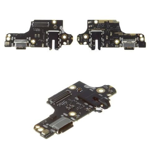 Плата зарядки Xiaomi Redmi Note 9 Pro, M2003J6B2G, Redmi Note 9S, M2003J6A1G, шлейф коннектора зарядки, с микрофоном, Original (PRC)
