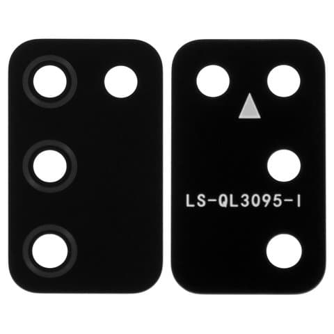 Стекло камеры Samsung SM-A025 Galaxy A02s, черное, Original (PRC)