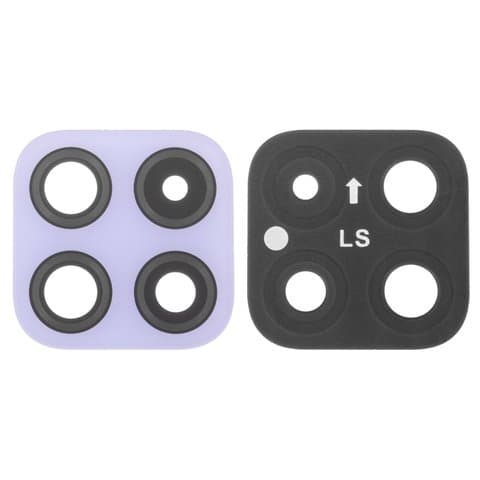 Стекло камеры Samsung SM-A226 Galaxy A22 5G, фиолетовое, Original (PRC)