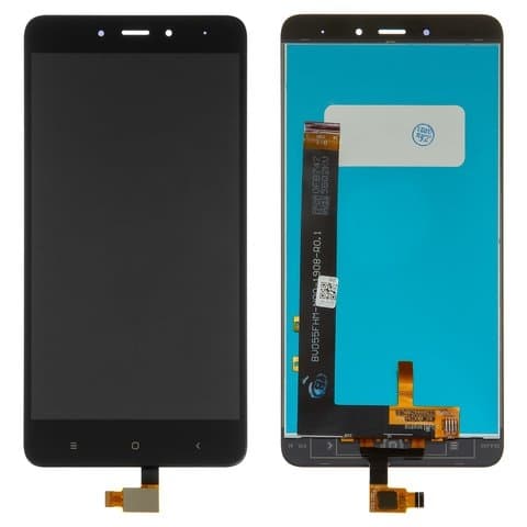 Дисплей Xiaomi Redmi Note 4, чорний | з тачскріном | MediaTek, High Copy | дисплейный модуль, экран