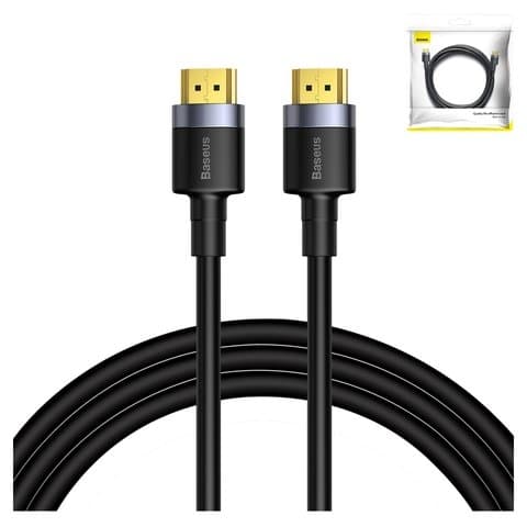 HDMI-Кабель на HDMI Baseus Cafule, 300 см, чорний, #CADKLF-G01