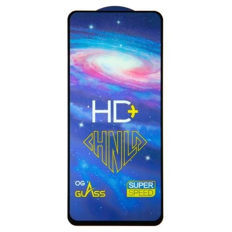 Захисне скло Xiaomi Redmi Note 9 Pro, Redmi Note 9 Pro Max, Redmi Note 9S, чорне, 0.33 мм, iNobi, Full Glue, клей на усій поверхні, HD+, сумісне з чохлом | Закаленное защитное стекло