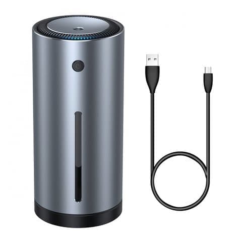 Увлажнитель воздуха Baseus Moisturizing Car, сірий, подстаканника, #CRJSQ01-0G