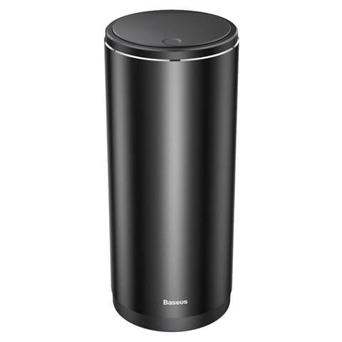 Контейнер мусора Baseus Gentleman Style, чорний, подстаканника, пластик, металл, #CRLJT-01