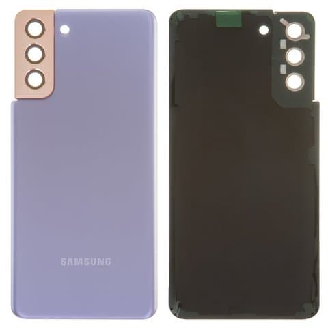 Задня кришка Samsung SM-G996 Galaxy S21 Plus 5G, фіолетова, Phantom Violet, із склом камери, Original (PRC) | корпус, задняя панель аккумулятора, АКБ, батареи
