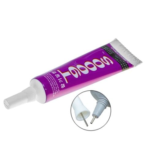 Клей-герметик Zhanlida T9000S, для приклеивания тачскрина, дисплея, 15 мл, чорний