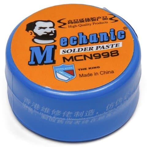 BGA-паста Mechanic MCN998, Sn 63%, Pb 37%, 20 г