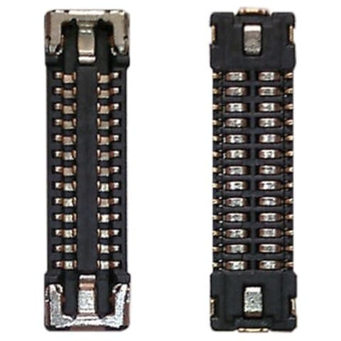 Коннектор дисплея Apple iPhone XR, Original (PRC), (гнездо, разъем, слот)