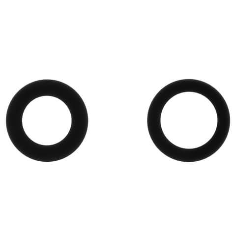 Стекло камеры Apple iPhone 13, черное, без рамки, комплект 2 шт.