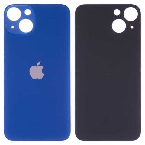 Задня кришка Apple iPhone 13, синя, потрібно знімати скло камери, small hole, Original (PRC) | корпус, крышка аккумулятора, АКБ, батареи