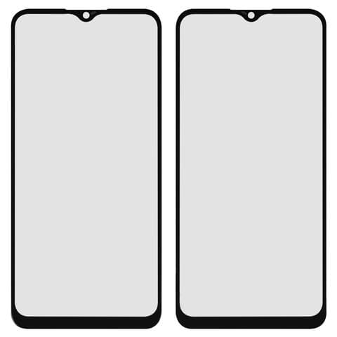 Стекло дисплея Samsung SM-A037 Galaxy A03s, черное | стекло тачскрина