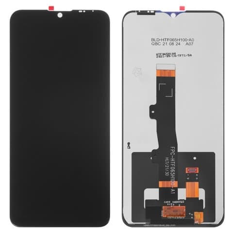 Дисплей Motorola Moto E7, Moto E7 Power, PAMH0001IN, PAMH0010IN, PAMH0019IN, Moto E7i Power, XT2097-13, чорний | з тачскріном | Original (PRC) | дисплейный модуль, экран