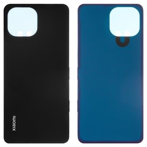 Задня кришка Xiaomi Mi 11 Lite, Mi 11 Lite 5G, Mi 11 Lite 5G NE, M2101K9AG, M2101K9AI, чорна, Boba Black, High Copy | корпус, задняя панель аккумулятора, АКБ, батареи